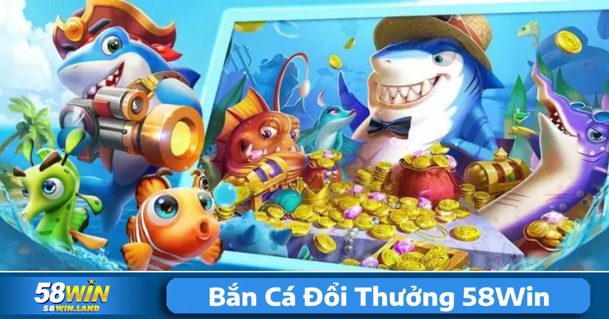 Một trong những trò chơi nổi bật và thu hút sự chú ý của đông đảo người chơi hiện nay chính là Bắn cá đổi thưởng 58WIN.