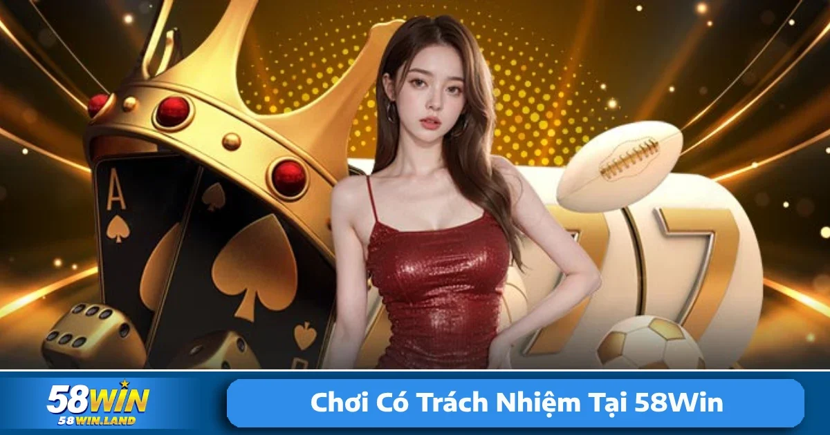 Chơi Có Trách Nhiệm 3 58win cung cấp bảng thống kê rõ ràng mọi giao dịch tài chính liên quan đến tài khoản cá cược, hỗ trợ bạn chơi có trách nhiệm.