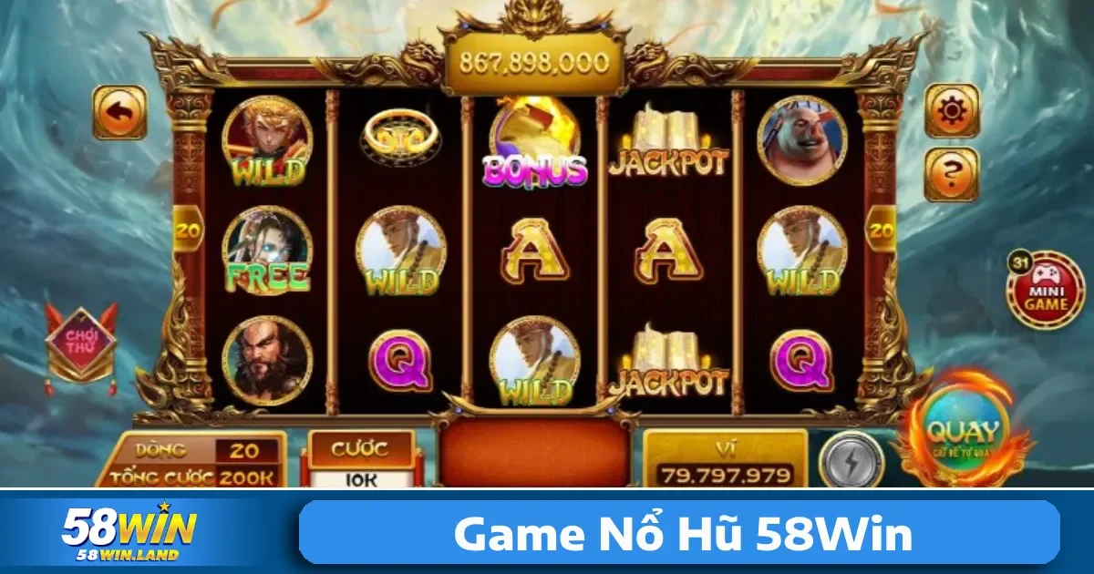 Game Nổ Hũ 58Win 1 Game nổ hũ 58WIN không chỉ là một trò chơi may rủi mà còn là một trải nghiệm giải trí thú vị.