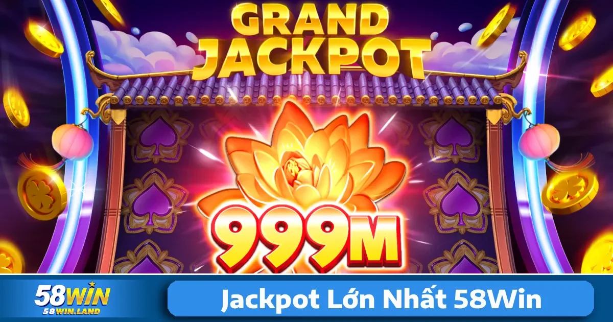 Jackpot Lớn Nhất 58Win Cơ Hội Đổi Đời Chỉ Với Một Lần Quay 3 Jackpot lớn nhất 58WIN đã trở thành đề tài nóng hổi thu hút sự quan tâm của cộng đồng yêu thích cá cược trực tuyến.