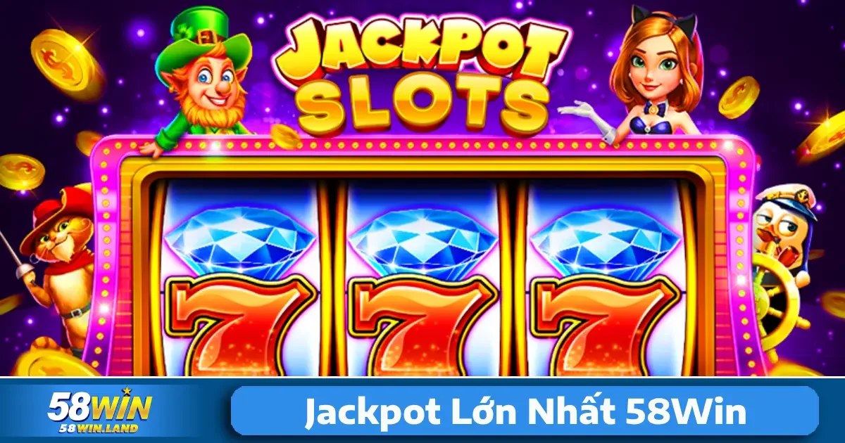 Jackpot Lớn Nhất 58Win Cơ Hội Đổi Đời Chỉ Với Một Lần Quay 4 Chiến lược chơi để giành jackpot lớn nhất 58WIN - Bí quyết và phân tích các dòng cược thành công