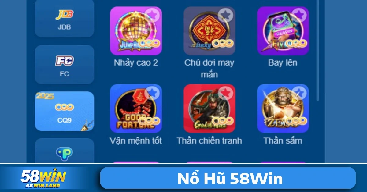 Nổ hũ 58Win 2 Hướng dẫn chi tiết cách chơi Nổ hũ 58Win cho người mới bắt đầu