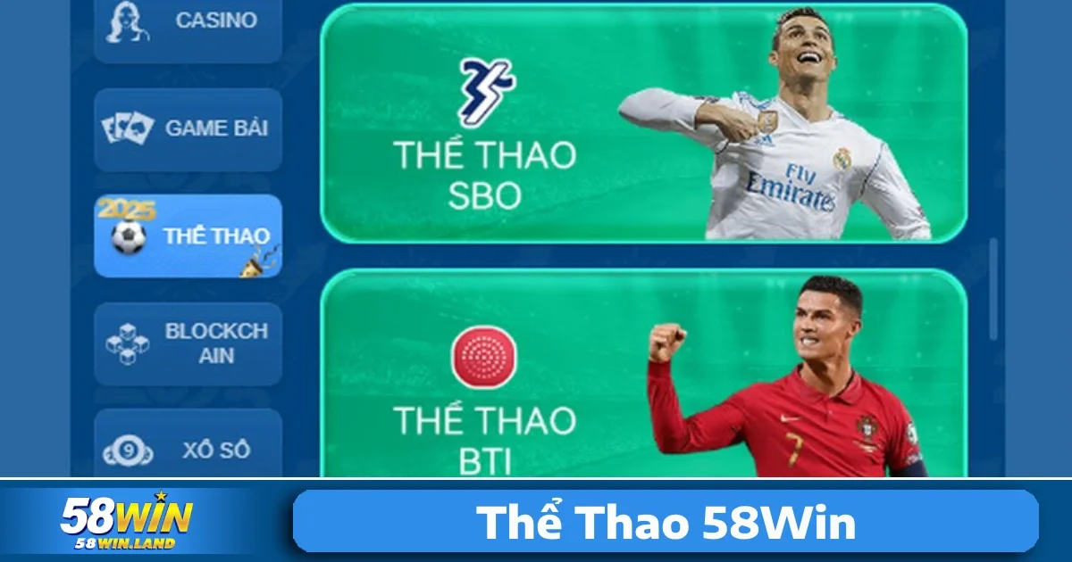 Thể Thao 58Win 3 Tại thể thao 58Win, người chơi có thể tham gia nhiều loại hình cá cược thể thao phong phú.